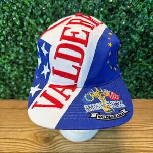 VTG NWT Ryder Cup Valderrama Johnnie Walker AOP Snapback Event Cap Golf OS RARE